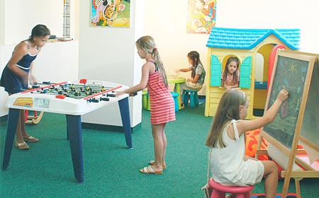 Beaucoup de jeux pour les plus petits